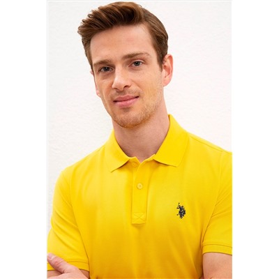 Erkek Safran Basic Polo Yaka Tişört