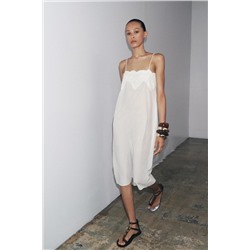 ZW COLLECTION EMBROIDERED STRAPPY DRESS