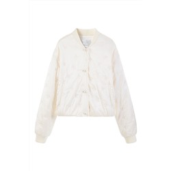 Chaqueta de seda Beige