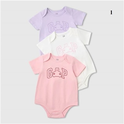 Детские боди G*ap Kids 🩶  Комплект из 3х штук  Оригинал
