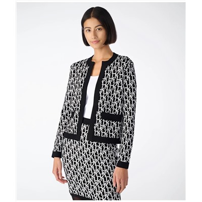 MONOGRAM CARDIGAN