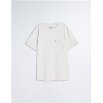 Pocket T-shirt, Men, White