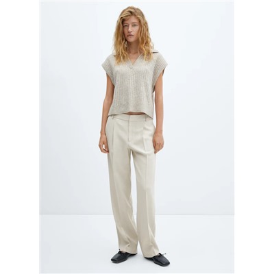 Pantalón recto pinzas REF. 57065810-CESAR-LM
