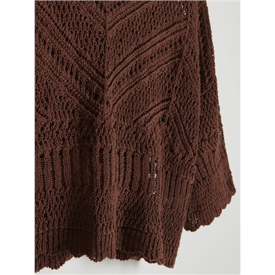 Durchbrochener Pullover