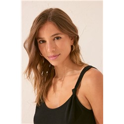 Camiseta tirantes viscosa negro
