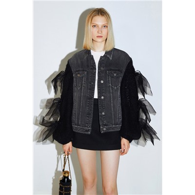 Chaqueta vaquera Negro