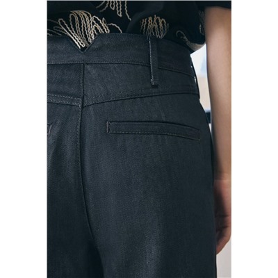 ZW COLLECTION WIDE-LEG MID-RISE JEANS