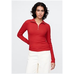 Modern Rib Half-Zip Pullover