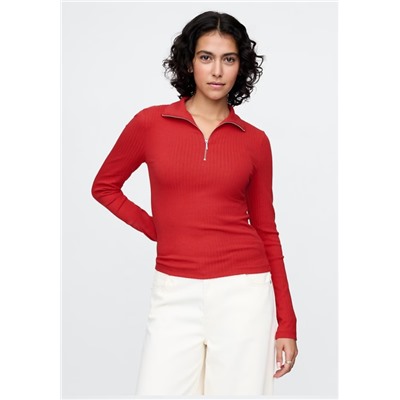 Modern Rib Half-Zip Pullover