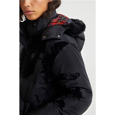 Chaqueta acolchada ilustración