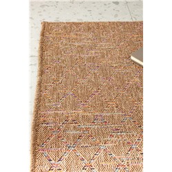 Dimanche Halı - Renkli - 80x150 cm