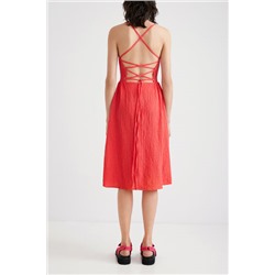 Vestido midi evasé