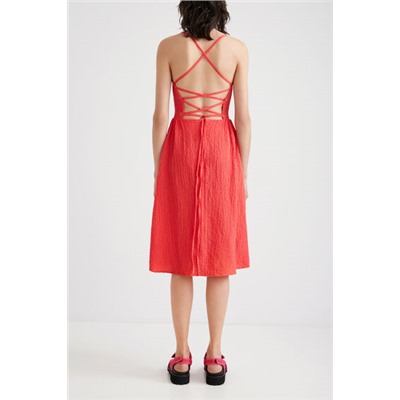 Vestido midi evasé
