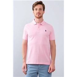 U.S. Polo Assn. Erkek Pembe Polo Yaka Tshirt G081gl011.000.739379 G081GL011.000.489361