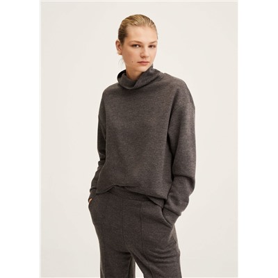 Sudadera cuello chimenea -  Mujer | MANGO OUTLET Melilla