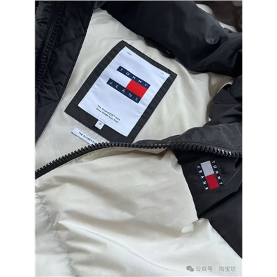 Лёгкий теплый пуховик  Tomm*y Jean*s ❌  Экспорт, бирки срезаны