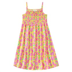 Mädchen Kleid mit Allover-Print