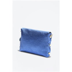 Bandolera de piel Briana Azul