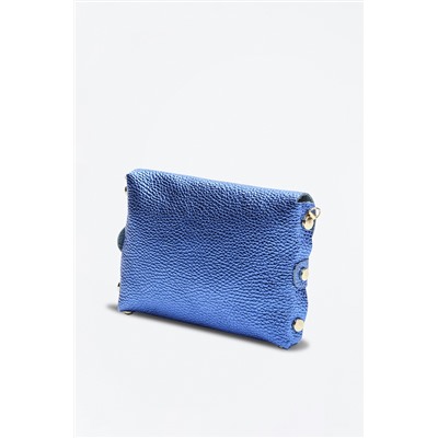 Bandolera de piel Briana Azul