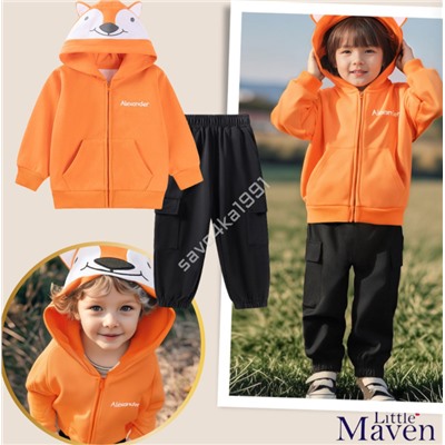 Костюм для мальчиков Little Mave*n на флисе