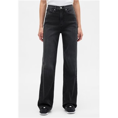 High Rise Wide-Leg Sweatpant Jeans