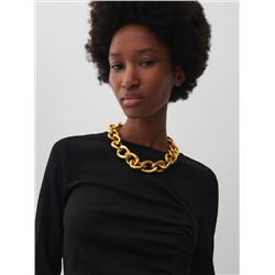 Kleid mit Raffung