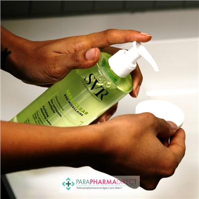 SVR SEBIACLEAR EAU MICELLAIRE - Nettoyant Démaquillant, Purifiant 400ml
