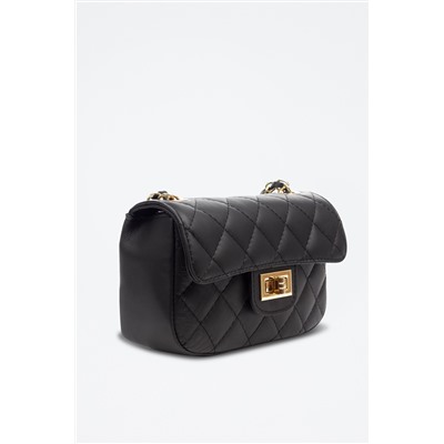 Bandolera de piel Arcola Negro