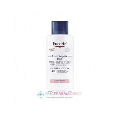 Eucerin UreaRepair Plus Emollient 5% d'Urée Parfum Apaisant Peau Sèche 250ml