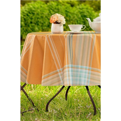 Farrant Pvc Masa Örtüsü - Sarı - 140 cm