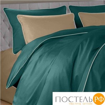 113310110-сгL45 Наволочка Satin Luxe 52х74 бирюза