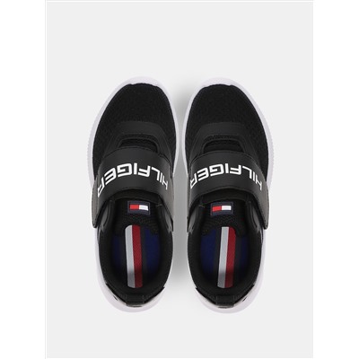 KIDS' BLACK STRAP RUNNER