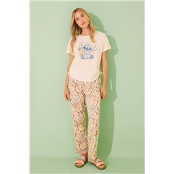 Pijama largo algodón Lilo & Stitch