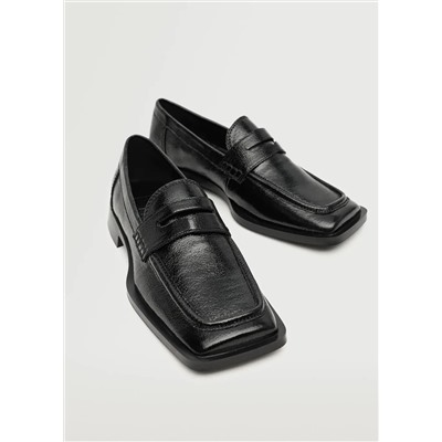 Mocasín punta cuadrada -  Mujer | MANGO OUTLET Melilla