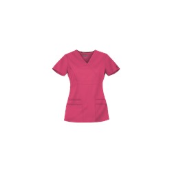 Dickies EDS Signature Scrubs Contemporary Fit Mock Wrap Top