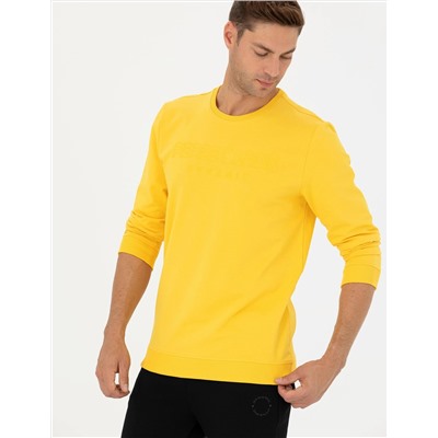 Sarı Regular Fit Sweatshirt