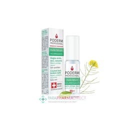 PODERM Huile-Sérum Nourrissante Ongles Striés, Secs, Cassants 8ml