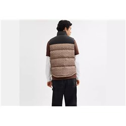 Signature Down Vest In Recycled Polyester