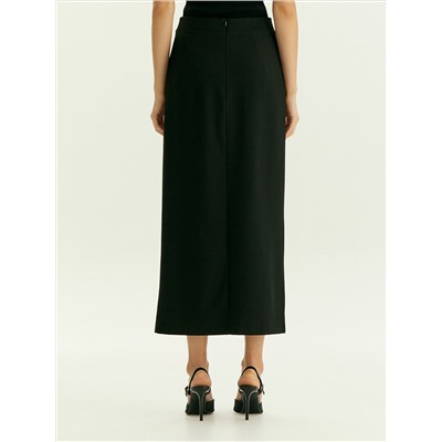 Юбка миди с разрезами, S1121/monk