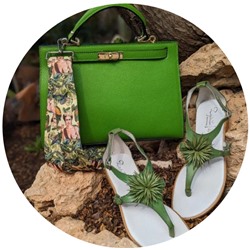 ZAPATOS 2726TG MANZANA+Ab.Zapatos PELLE Birkin/2 (720) CB Pistacho АКЦИЯ