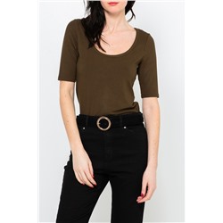 Camiseta Caqui