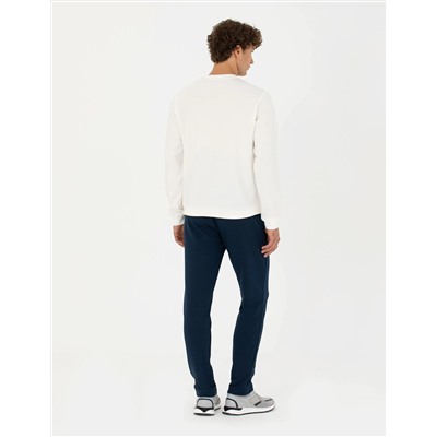 Lacivert Slim Fit Eşofman Altı