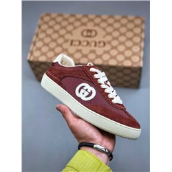 Кроссовки Gucc*i Interlocking G Suede Sneaker серии G74 140225