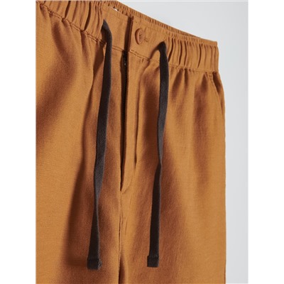 Shorts im Regular-Fit aus Leinenmischung