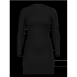 Luxe Ribbed Modal Long-Sleeve Mini Slip