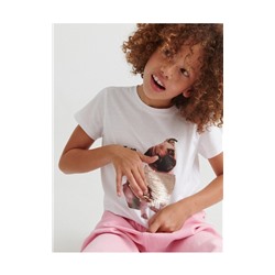 T-Shirt mit magischen Pailletten