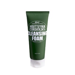 [DERMA FACTORY] Пенка для лица очищающая ЭКСТРАКТ ЦВЕТКА ХАУТТЮНИИ Houttuynia Cordata 24% Cleansing, 120 гр