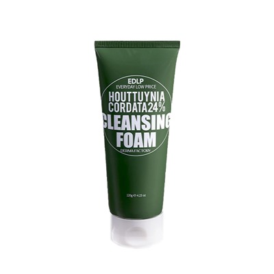 [DERMA FACTORY] Пенка для лица очищающая ЭКСТРАКТ ЦВЕТКА ХАУТТЮНИИ Houttuynia Cordata 24% Cleansing, 120 гр