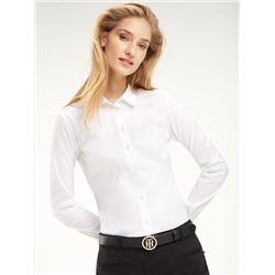 TOMMY HILFIGER REGULAR FIT ESSENTIAL SATEEN DRESS SHIRT