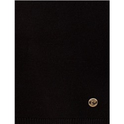 Siyah Comfort Fit Basic Kazak